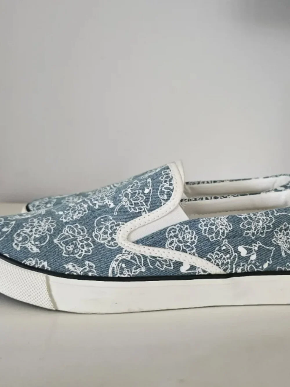 POKEMON x ITS DEMO Limited Collab Denim Pokemon Floral Pattern Sneakers - Picture 7 of 9